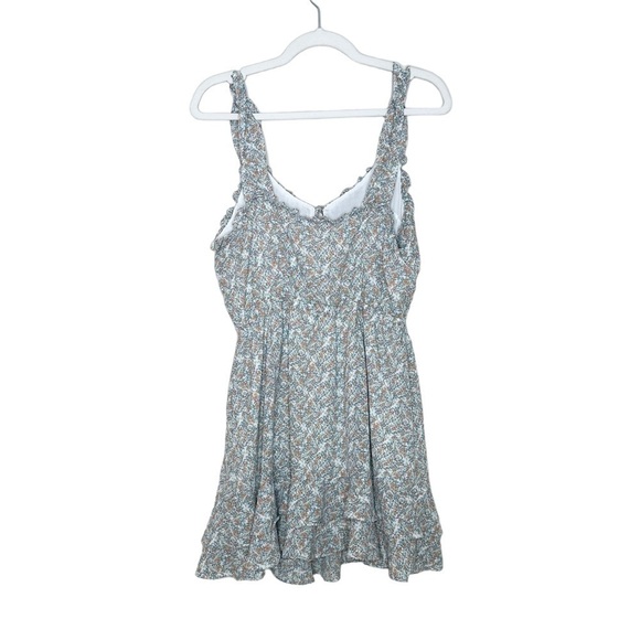 Cupcakes and Cashmere Large Floral Ruffle Sleeveless Mini Dress - Picture 6 of 7